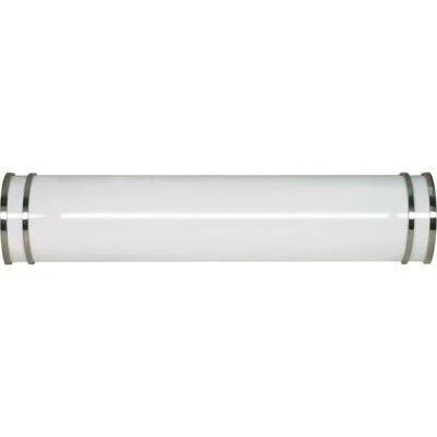 Latitude Run Sid LED Round Bath Bar, Nickel