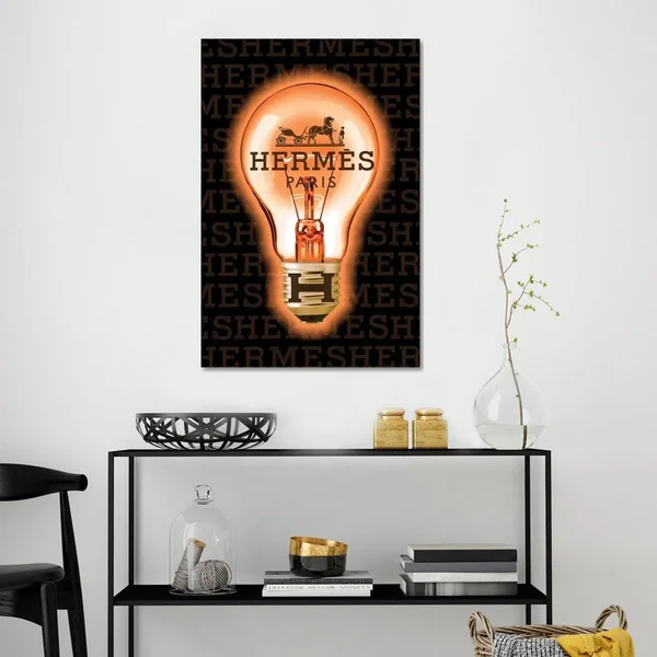 Studio One Canvas Art Prints - Hermes Is A Good Idea ( Fashion > Fashion Brands > Herm鑣 art)