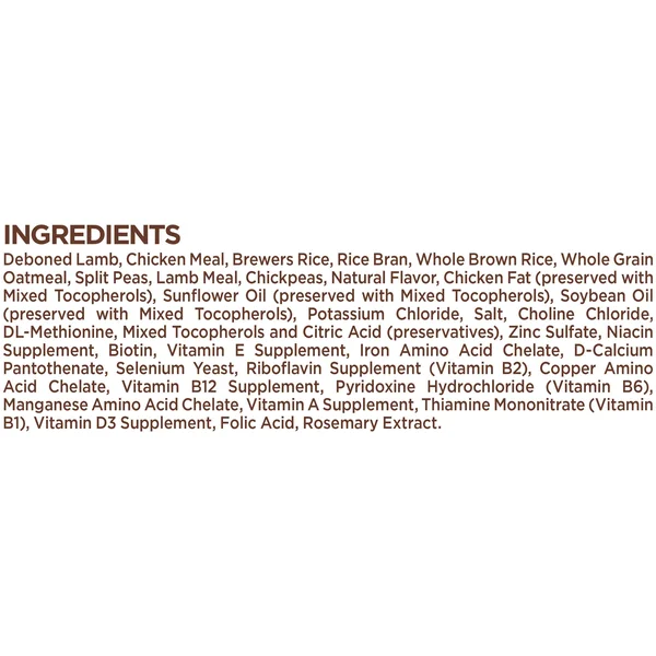 Nutro Natural Choice Dog Food, Lamb & Brown Rice Recipe, Small Bites, Adult Dog - 30 lb