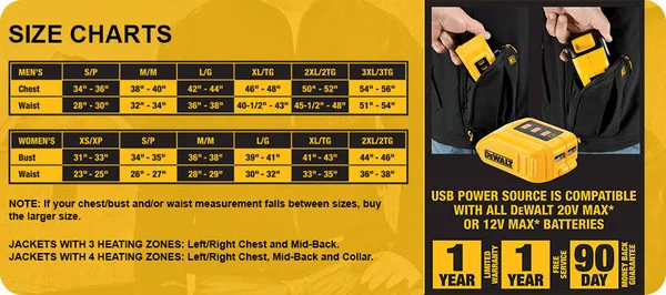 DeWalt DCHJ060ATD1 Heated Soft Shell Jacket Kit - Tobacco - M