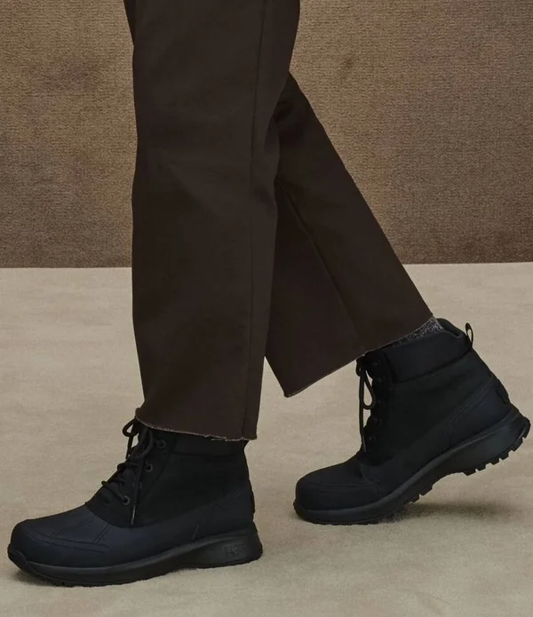 Men's Ugg Emmett Duck Boot - Size: 14 Medium, Black