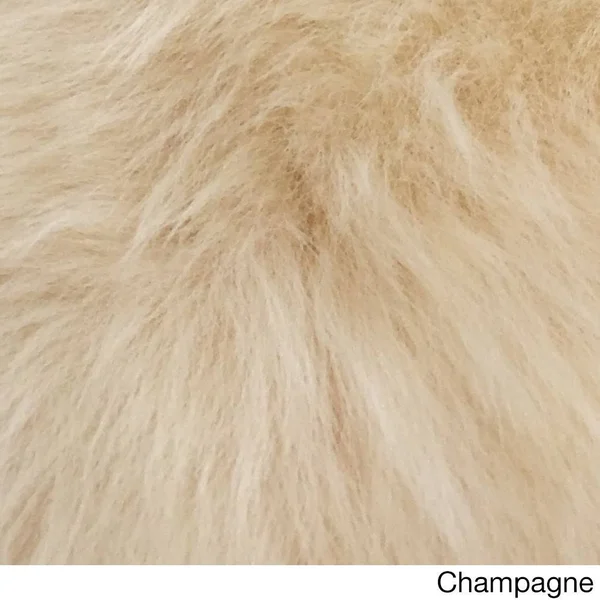 Legacy Faux Sheepskin Single Pelt Shag Accent Rug (2& x 3&) Onyx N/A