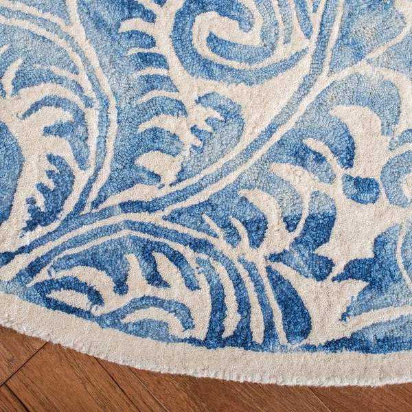 Safavieh Dip Dye DDY212M 4&0x22 x 6&0x22 Blue - Ivory Area Rug