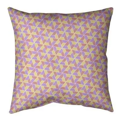 Leffel Trapezoids Throw Pillow Ebern Designs Size: 14x22 x 14