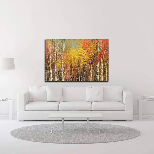 14x22 x 21x22 Tangled Colors by Tatiana Iliina Print on Canvas