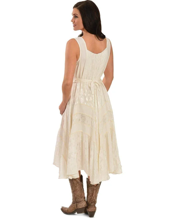 Scully Burgundy Lace Front Dress S