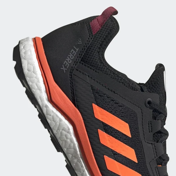 Adidas Men's Terrex Agravic Flow Shoes Col Burgundy, Solar Orange, Black 10