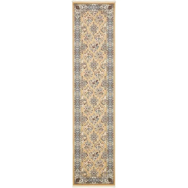 Unique Loom Sheffield Narenj Area Rug - 10& x 10& Round - Burgundy