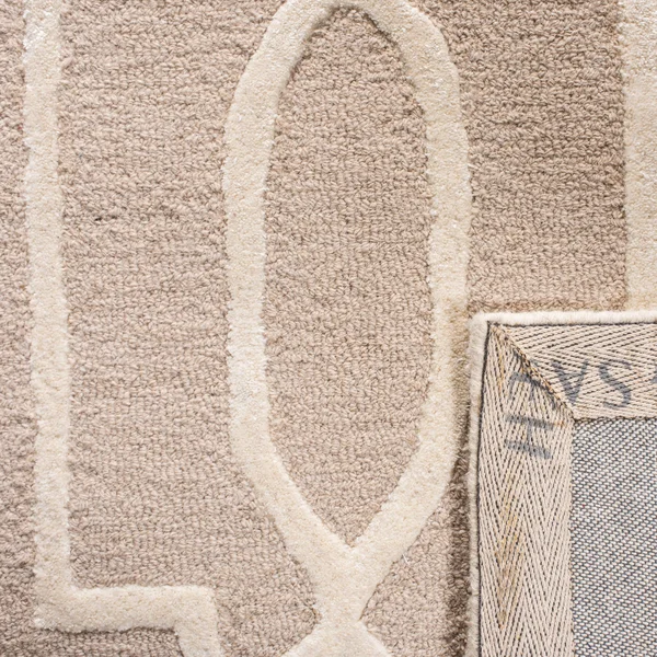 Safavieh Bella BEL138B Grey - Ivory Rug 5& x 5& Square