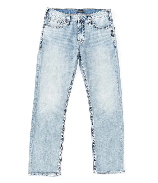 Silver Jeans Co. Men's Grayson Easy Straight Jeans - Indigo