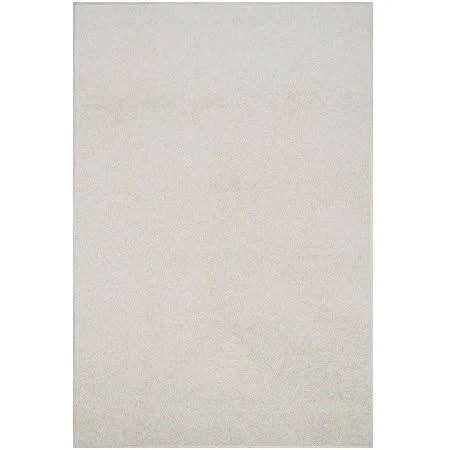 Modern Plush Solid Color Rug - Off White, 7& x 10&, Pet and Kids Friendly Rug. Made in USA, Rectangle, Area Rugs Great for Kids