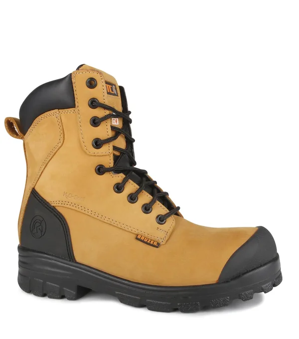 Stc Men's Steel-toe Work Boot, Tan, 8 In H, Size 12, Nubuck Leather [PK/1.0] Model: S22332-12-120