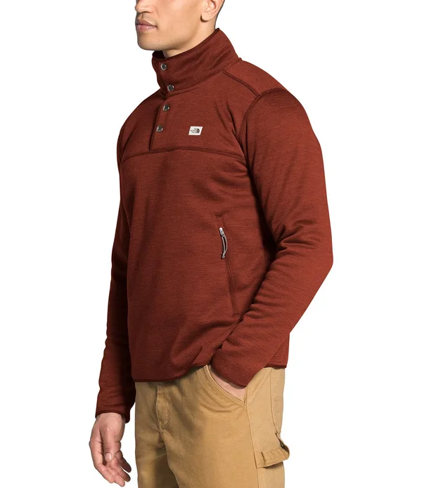 The North Face Sherpa Patrol 1/4-Snap Pullover - Men's Mallard Blue White Heather, S