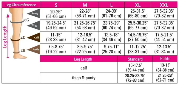 Duomed Advantage Pantyhose 20-30mmHg - Black - Size XL - AP25154