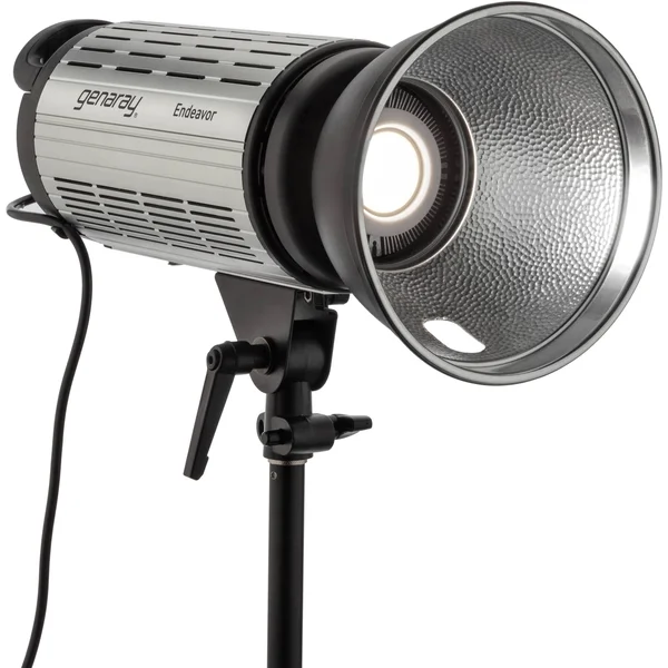 Genaray Endeavor ML-33K Daylight LED Monolight Heads/ Heads/Lights Head Style - 1, Balanced, 5600K, Umbrella Mount, AC/DC Power