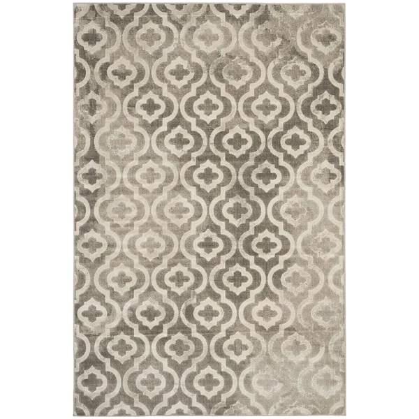 Safavieh Porcello PRL7734E 6&7x22 x 6&7x22 Square Grey, Ivory Area Rug