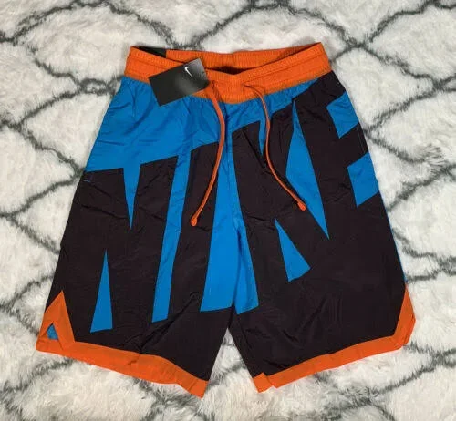 Nike Men's Dri-Fit Throwback Shorts in Blue, Size M, AT3165-446