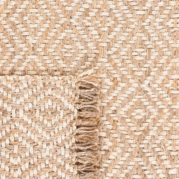 Safavieh Natural Fiber NF266D Area Rug Tropical Blue - Natural 6& x 9& Rectangle