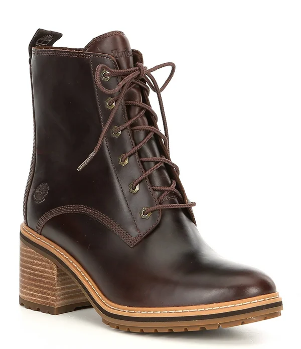 Timberland Women's Sienna High Lace-Up Waterproof Boots - Dark Brown