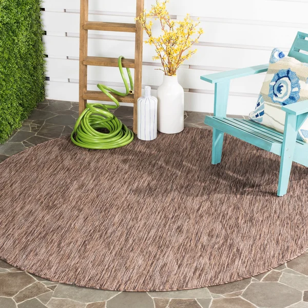 Safavieh Courtyard Red 5&3x22 x 7&7x22 Area Rug - Red