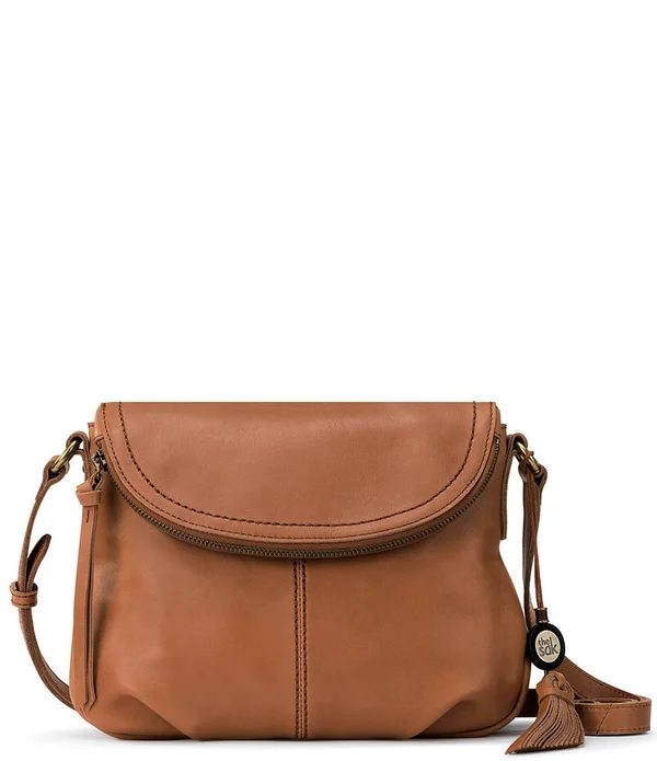 The Sak Buena Small Flap Crossbody Tobacco