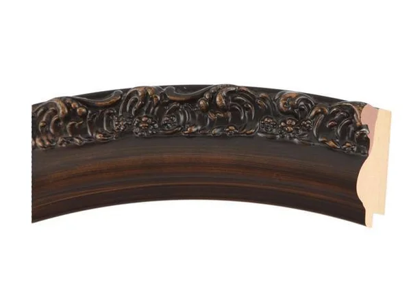 Venice Framed Oval Mirror in Rubbed Bronze - Antique Bronze - 35X45