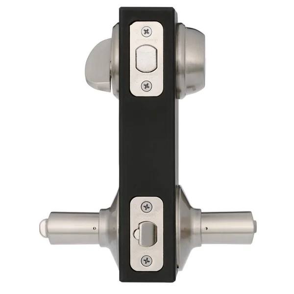 Schlage Satin Nickel Single Cylinder Deadbolt & Keyed Entry Latitude Lever