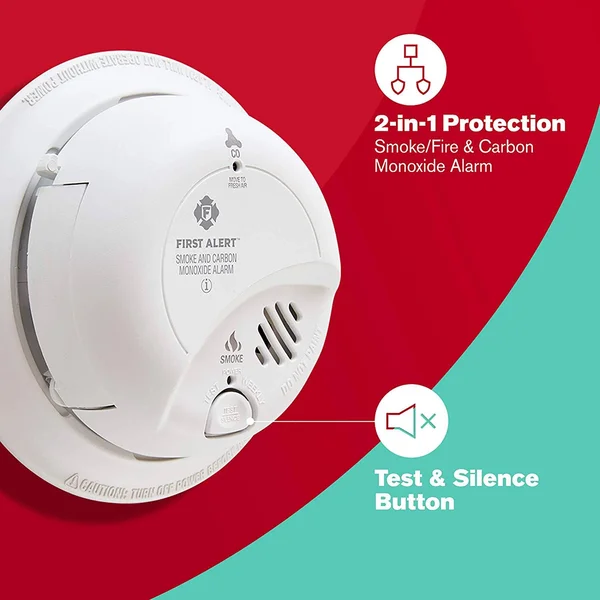 First Alert Hardwired Smoke and Carbon Monoxide Detector with Battery Backup - 12 Pack, BRK SC9120B-12 - 1 Pack Photoelectric Tec