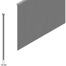 GoVets, PREBENA 16 Gauge Straight Finish Nail - 2-1/2x22 Length - 304 Stainless Steel - Pkg of 2500 - Made in USA N63CRF