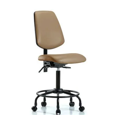Symple Stuff Trista Drafting Chair - Black