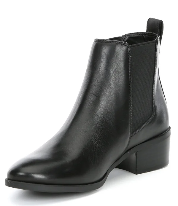 Steve Madden Dover Black Leather - 8