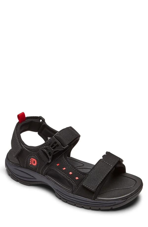Dunham Men's Nolan Water-Friendly Sandal 13 Black 4E
