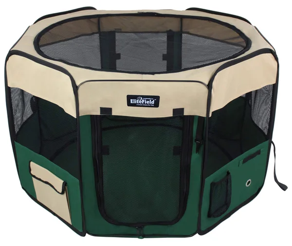 EliteField 2-Door Soft Pet Playpen, Exercise Pen, Multiple Sizes and Colors Available for Dogs, Cats and Other Pets (62x22x 62x2
