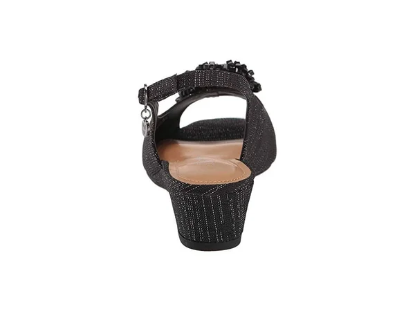 J. Renee Donalda Women's Shoes Black/Pewter : 7 W
