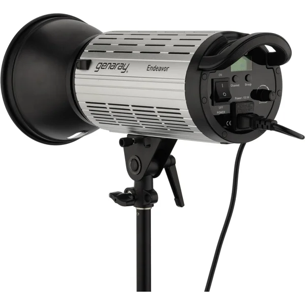 Genaray Endeavor ML-33K Daylight LED Monolight Heads/ Heads/Lights Head Style - 1, Balanced, 5600K, Umbrella Mount, AC/DC Power