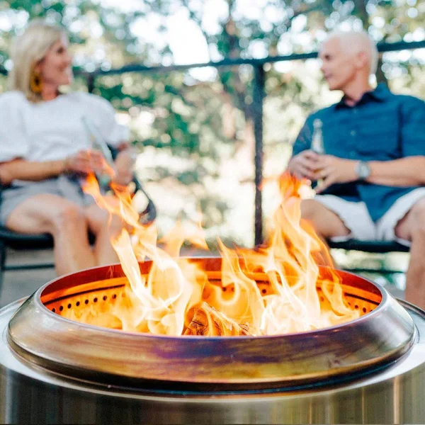 Solo Stove - Yukon 27x22 Bundle: Stand + Shelter - Stainless Steel