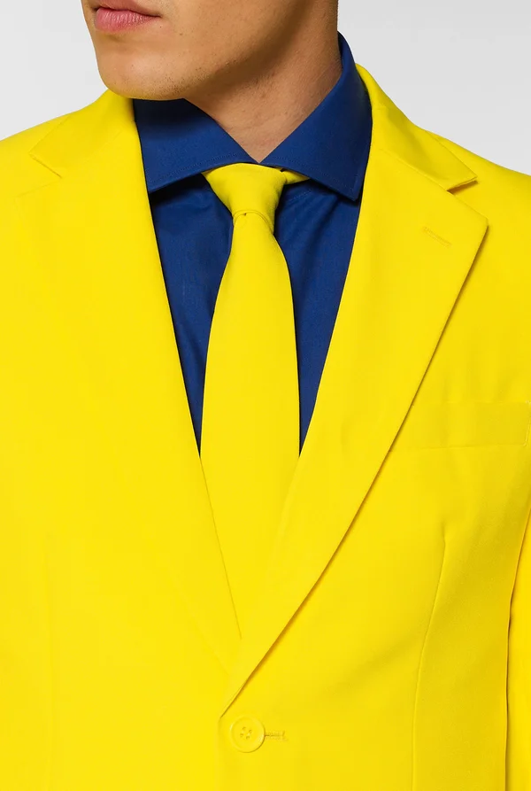 Opposuits Men's Yellow Fellow Suit