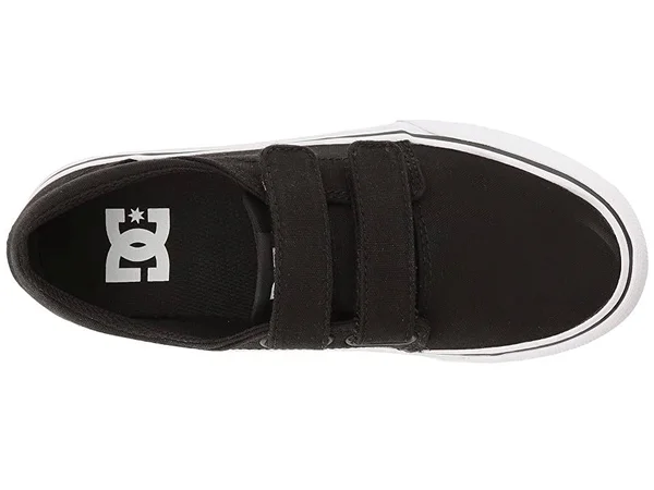 DC Shoes Boys& Trase V Sneakers Black - White 5.5