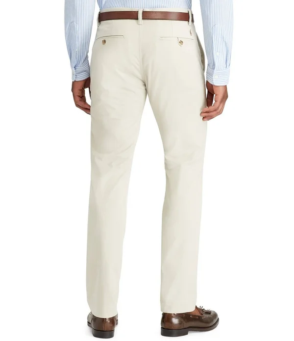 Polo Ralph Lauren Men's Straight-Fit Stretch Chino Pants - Beige