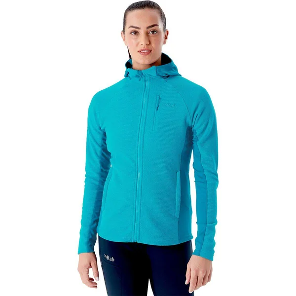 RAB Capacitor Hooded Fleece Jacket - Women's Aquamarine, M