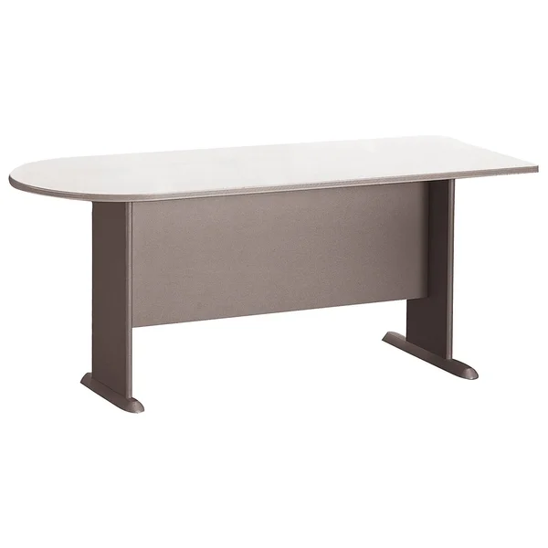 Bush Series A 72 inch Peninsula - Pewter