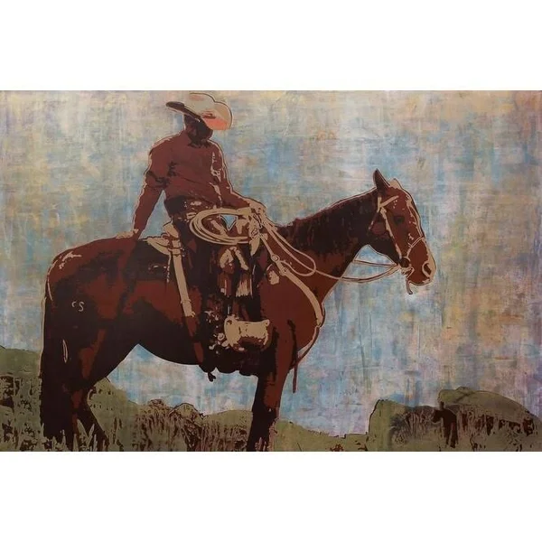 Easy Art Prints Maura Allen's 'Western Moment' Premium Canvas Art - 20 x 30 - Classic Black Frame