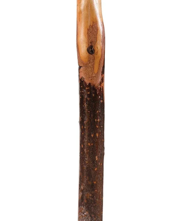 Brazos Natural Hardwood Crook Wood Walking Cane