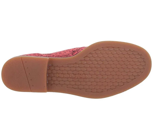 Women's Hush Puppies Cyra Catelyn Poppy Red Print Suede - in Size 5.5
