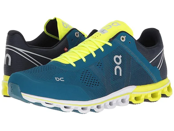Men's ON Cloudflow Neon/Petrol - US Size 10
