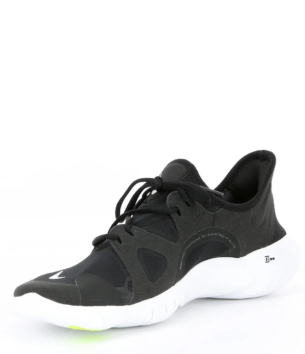 Nike Free RN 5.0 Running Shoe - Men's 9 White - Black, Black