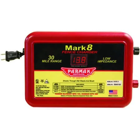 Parker Mccrory Mark 8/7 Mark 8 Charger Fence U/L 110V-Ac 30mi