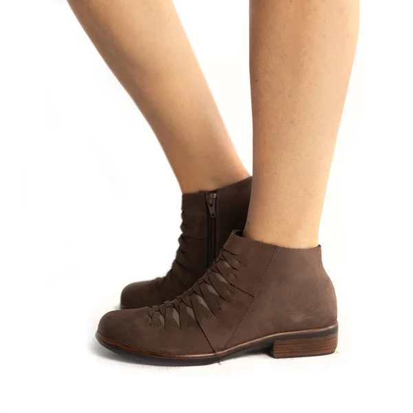 Naot Women's Leveche Black/Shiitake Nubuck 36