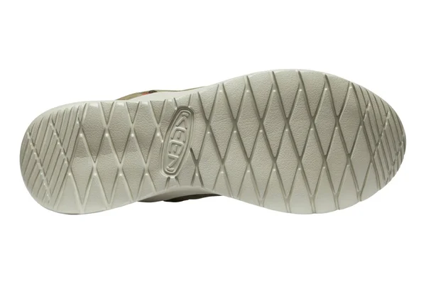 Keen Men's Highland WP Shoe - 9.5 - Dark Olive - Silver Birch