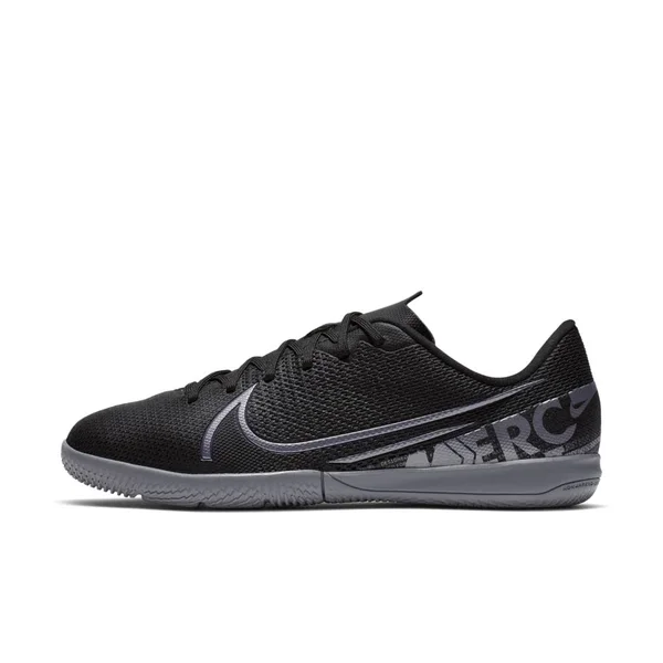 Nike Kids& Mercurial Vapor 13 Academy Indoor Soccer Shoes, Black
